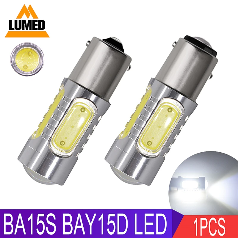 1x1156 1157 T20 7440 7443 BAY15D P21/5W COB BA15S P21W 5 светодиодный ных ламп R5W автомобисветильник