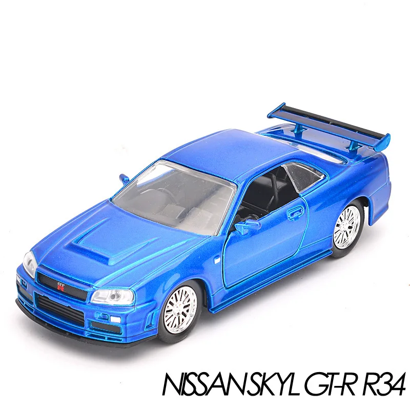 1:32 литые модели автомобилей автомобили из сплава gld3 Coche игрушки для детей Nissan GTR