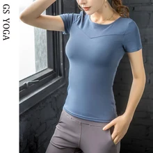 Женская рубашка с длинным рукавом для йоги, дышащая Спортивная футболка для тренировок, фитнеса, топ, одежда