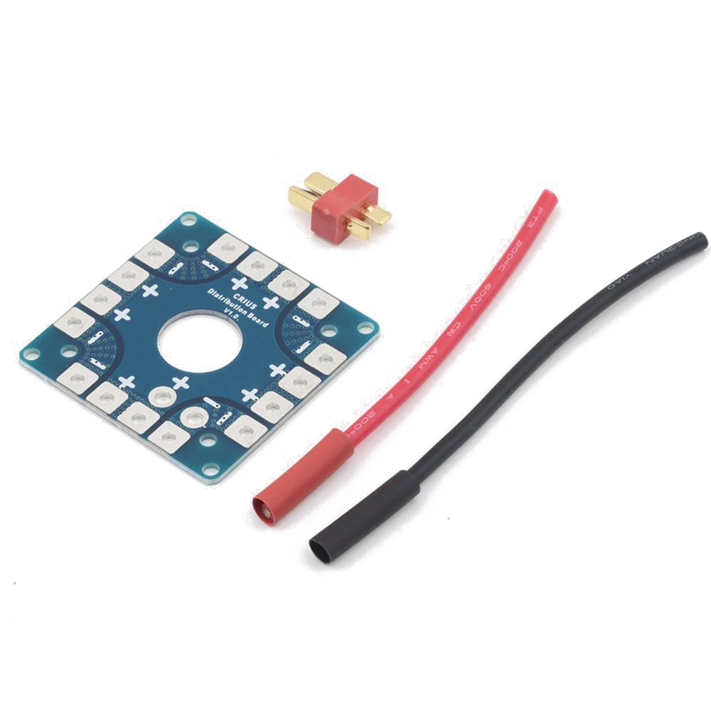 Мультикоптер мульти-Квадрокоптер аккумулятор питания до 8 Плата подключения ESC для радиоуправляемого дрона