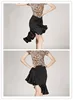 Latin Fishtail Skirt For Female Adults Latin Practice Performance Dancing Costumes Half Length Print Skirt Sexy Tops Women Dance ► Photo 3/5