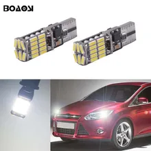 2x T10 W5W светодиодная клиновидная лампа Габаритные фары лампы для Ford Focus 2 1 Fiesta Mondeo 4 3 Transit Fusion Kuga Ranger Mustang KA S-max
