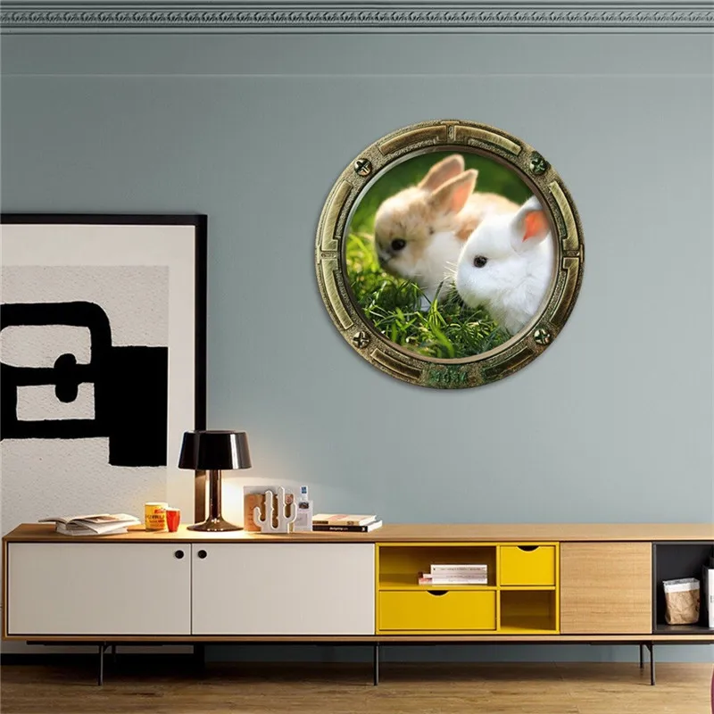 

ISHOWTIENDA 2019 3D DIY Family Home Wall Sticker Removable Mural Decals Vinyl Art Room Decor New Arrival Adesivo De Parede Home