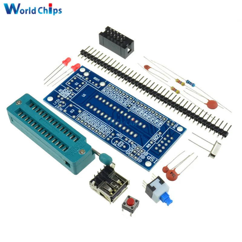 Плата разработки ATmega8 ATmega48 ATMEGA88 AVR комплект сделай сам стандартная двойная