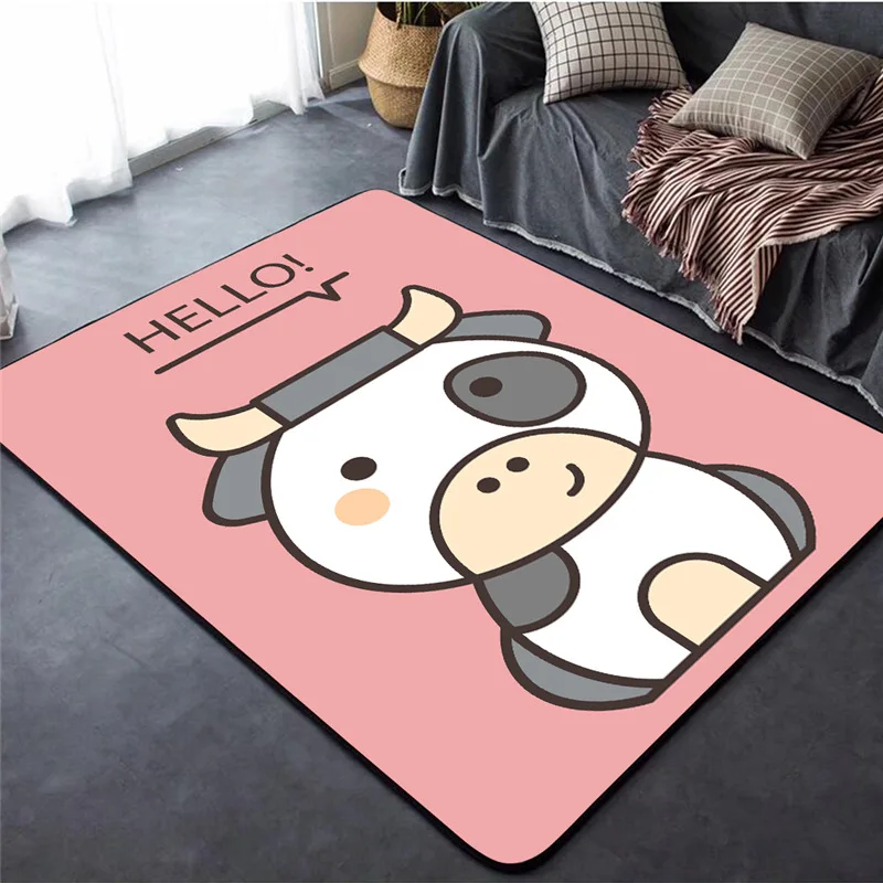 Baby Crawl Rugs Creative Unicorn Pattern 3D Carpet Children's Bedroom Game Gym Play Mats Kids Room Decor soft Carpets child gift - Цвет: 14