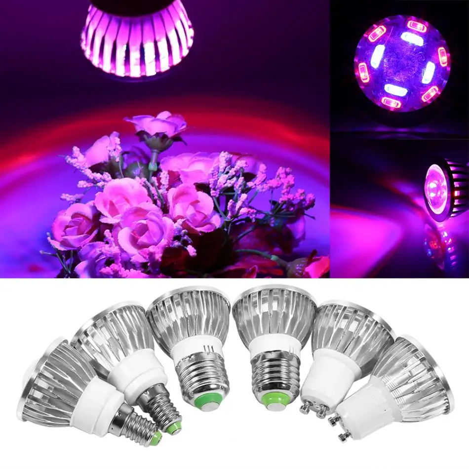 85 265V E27/E14/GU10 6/10 LED Bulbs for plant LED Flower Plant Grow