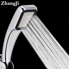 Hot Bathroom Handheld Shower Head 300 Hole Water Saving Square abs Rainfall Shower Head Water Saving High Pressure Set ZJ093