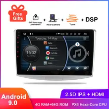 10," ips 2.5D Android 9 авто радио для Passat B6 B7 CC Magotan 2012 2013 DSP аудио видео gps ГЛОНАСС Navi WiFi без DVD