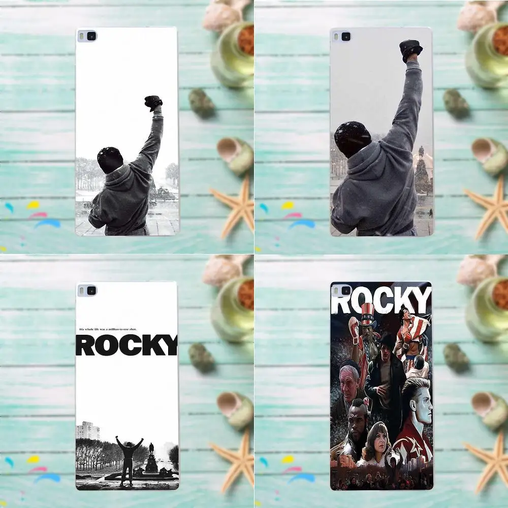 

Rocky Balboa Soft Print Cover Case For Huawei G7 G8 Honor 5A 5C 5X 6 6X 7 8 V8 Mate 8 9 P7 P8 P9 P10 Lite Plus