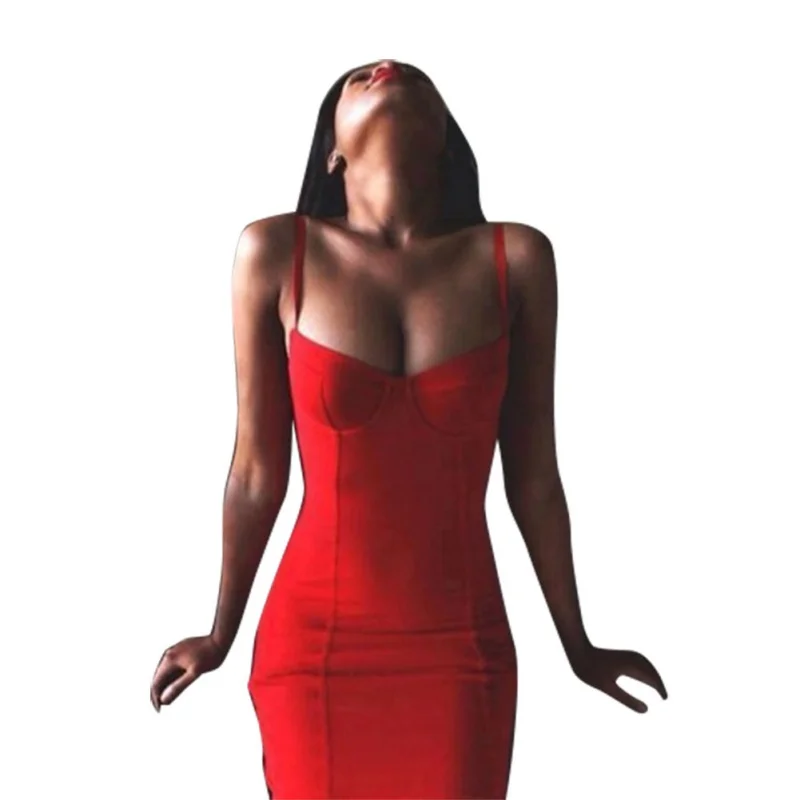  font b Sexy b font Summer font b Women b font Sleeveless Bodycon font b