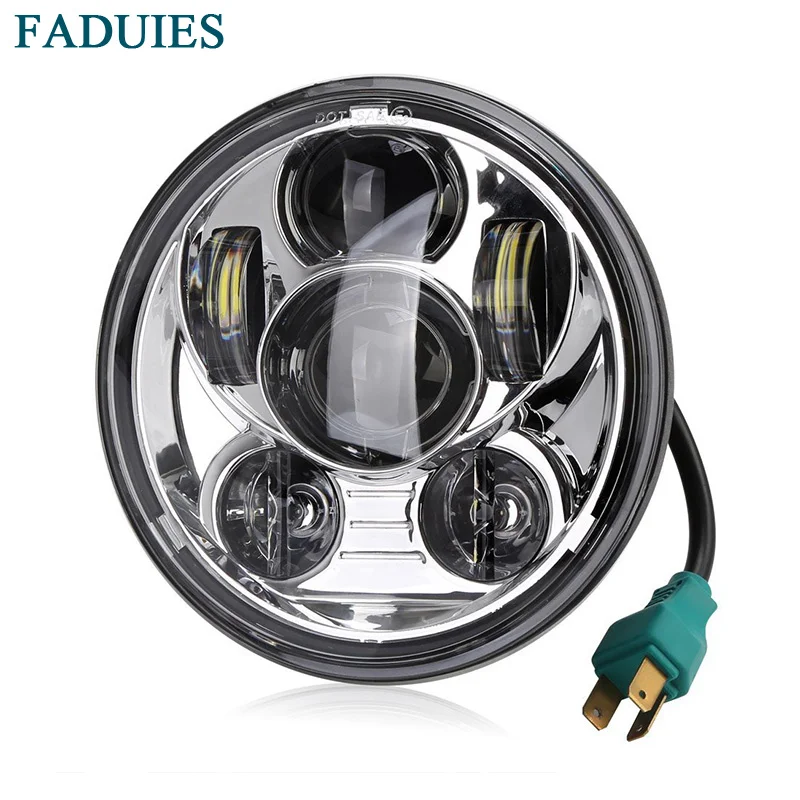 5.75 INCH Harleys Daymaker Projector LED headlight 5.75'' Front Driving light for motorcycle Harley Dyna Sportster 883 XL 1200 (2)1
