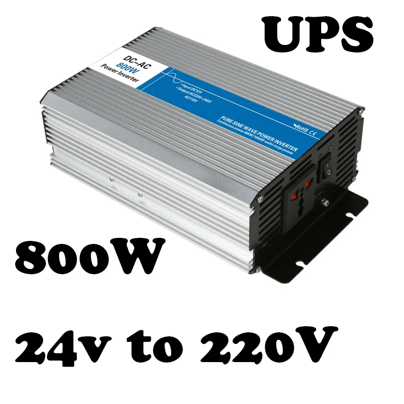 800 w 24vdc для ac 220 v инверторы ИБП решетки солнечных инвертор преобразователь