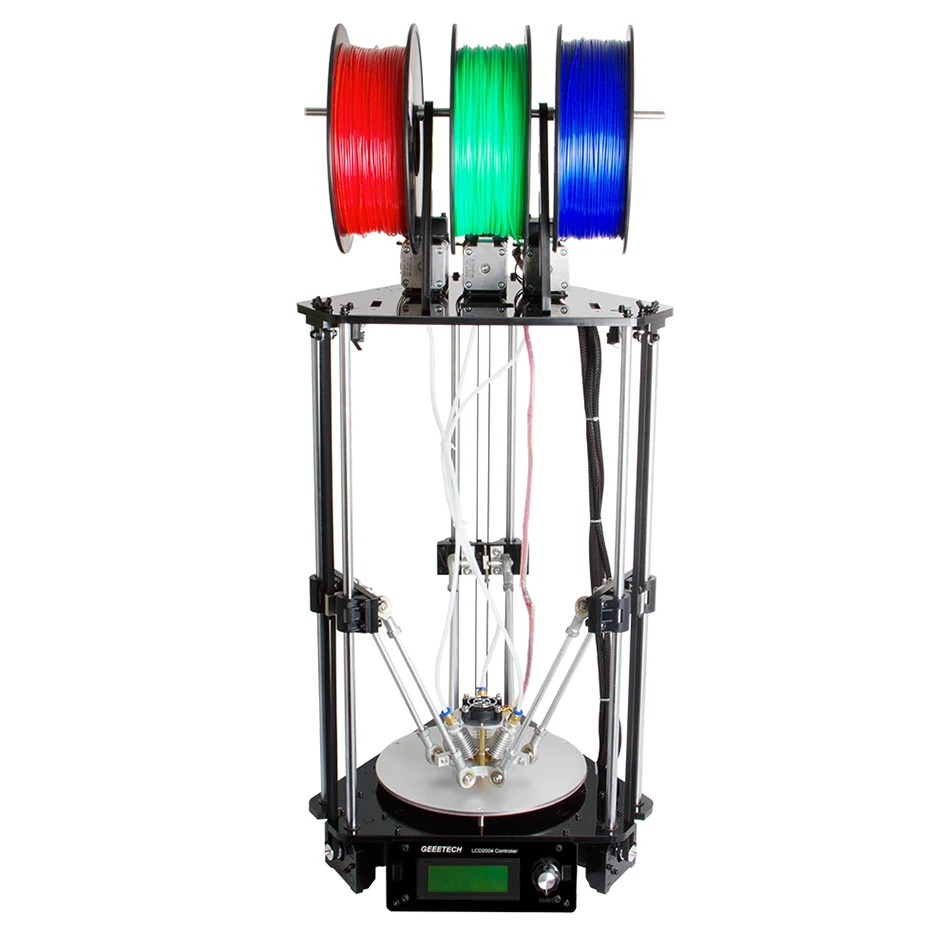 Geeetech 3D Printer 3-In-1-Out Extruder Rostock 301 Open Source Quality Metal GTM32 Pro Control Board Ship from Germany Geeetech 3D Printer 3-In-1-Out Extruder Rostock 301 Open Source Quality Metal GTM32 Pro Control Board Ship from Germany