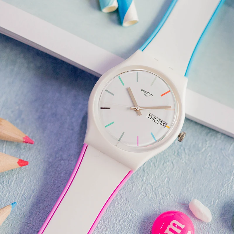 Swatch Watch Classic Color Code Series Quartz Watch GW708|Quartz Watches| -  AliExpress