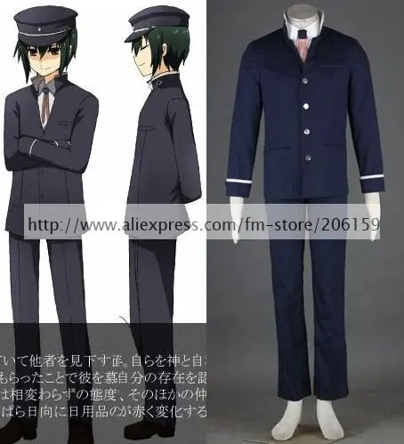 Angel Beats Naoi Ayato школьная форма костюм для косплея мужской пайки одежда пальто