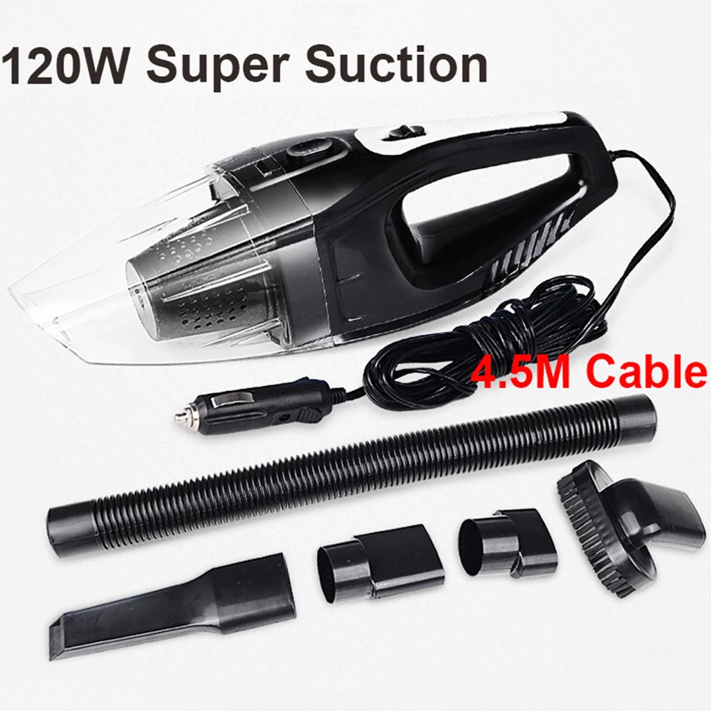 Akcesoria samochodowe przenośne 120 W 12 V samochodowy 12 V 120 W Super Ssania Odkurzacz Samochodowy O Dużej Mocy
