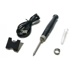 Профессиональное качество Портативный USB 5 В 8 Вт паяльник Pen Комплект со светодиодным индикатором в розничной упаковке