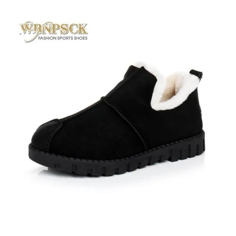 

2018 year new women's boot , suede warm women's snow boots, short plush shallow Ankle women's shoes size 35-40