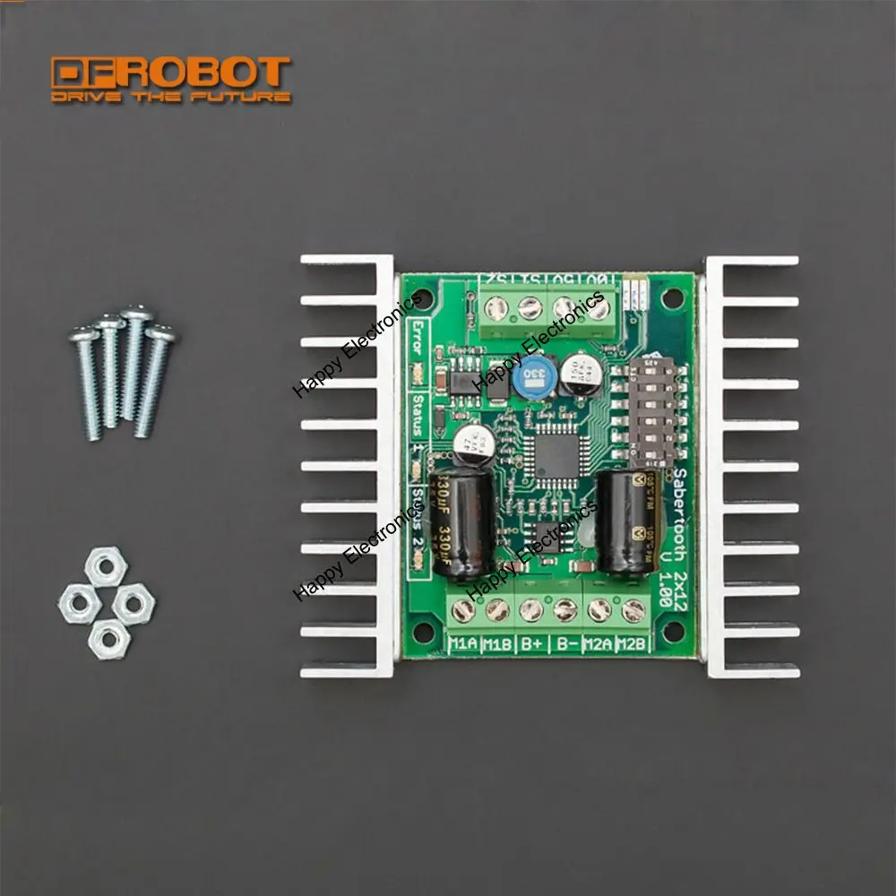 Sabertooth Dual 12A драйвер двигателя постоянного тока 18 ~ 24 В синхронный регенеративный
