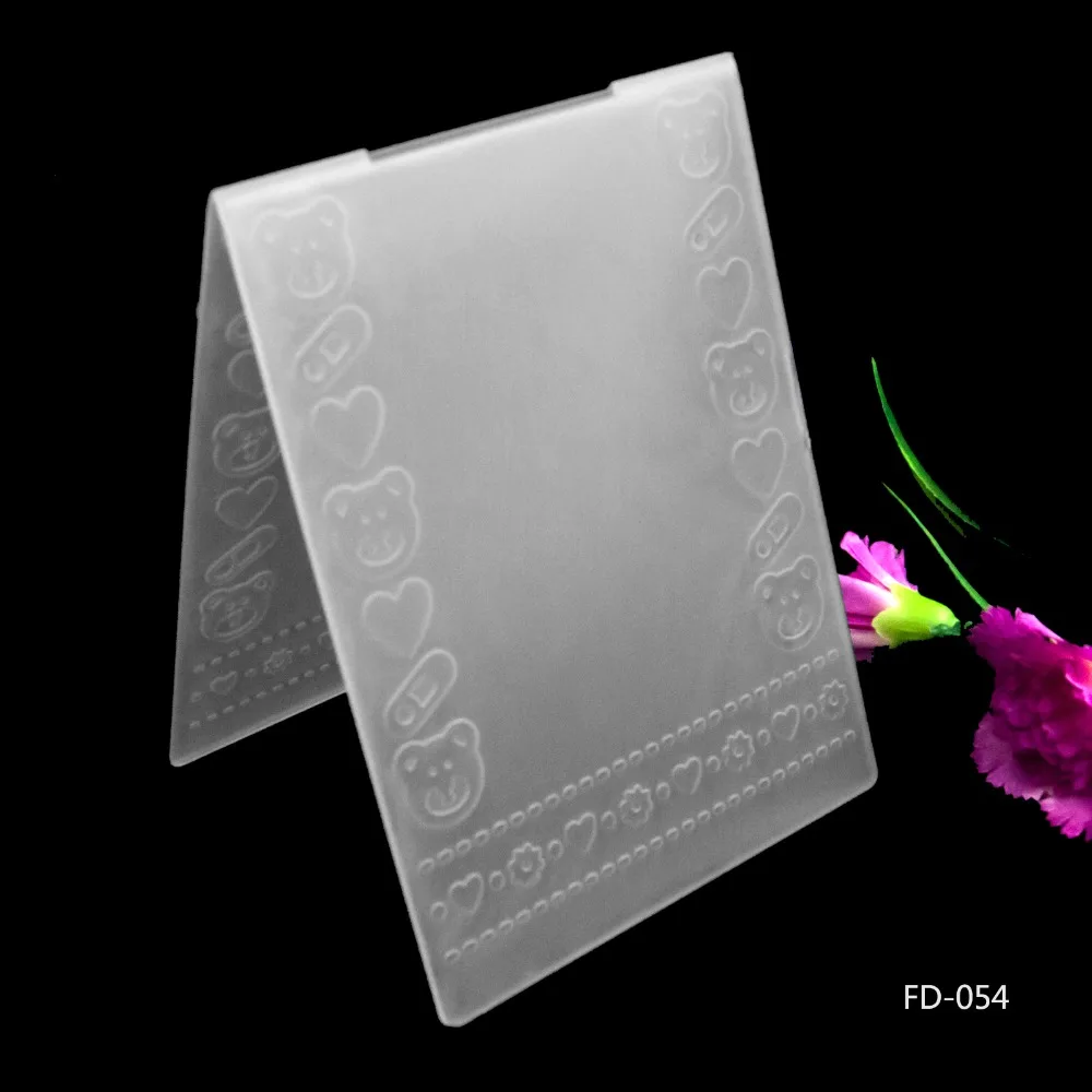 

2017 New Arrival Scrapbook Little bears frame Design DIY Paper Cutting Dies Scrapbooking Plastic Embossing Folder