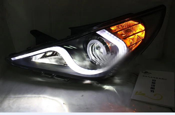 HID,2011~,Car Styling,Sonata Headlight,Solaris,accent,Elantra,Genesis,i10,i20,santa fe,tucson,lantra;Sonata head lamp