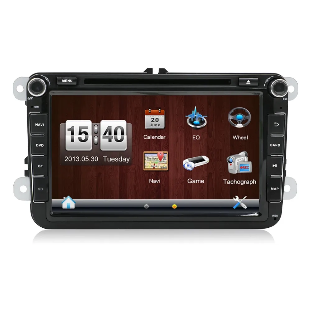 Clearance 8" 2din Car DVD radio for VW GOLF 5 Golf 6 POLO PASSAT CC JETTA TIGUAN TOURAN EOS SHARAN SCIROCCO TRANSPORTER T5 CADDY with GPS 1