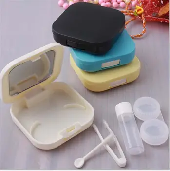 

1 pcs Travel Outdoor Mini Case for Glasses Colored Contact Lenses Case Box
