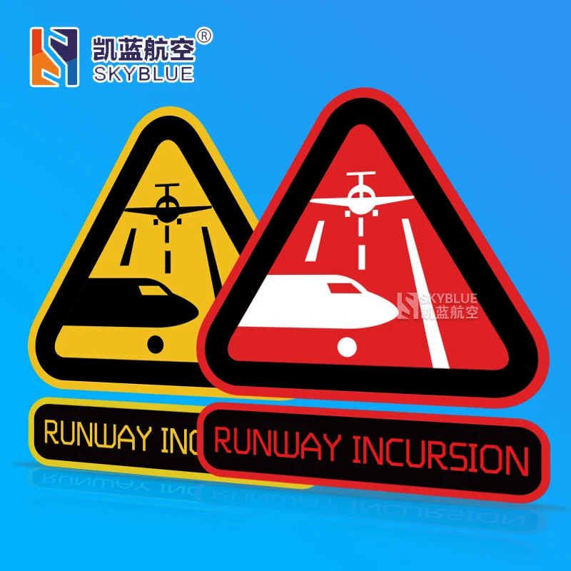 

Runway Incurion Poster Sticker Water Proof for Car Motorcycle Luggage Bag for Airport Aviation Lover Pilot Flight Crew