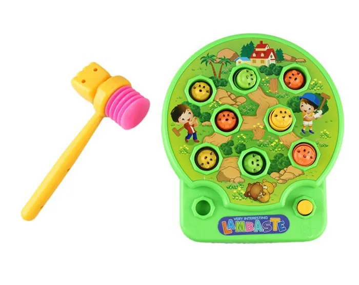

[Best] Whack lambaste Mole Hamster Attack Hit Mole Electronic Baby Kids whack-a-mole Game knock on animal head education toy