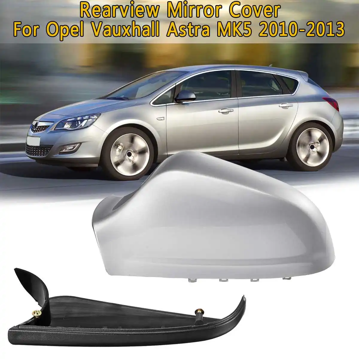 1 компл. Левая или правая сторона для Opel Vauxhall Astra MK5 2010 2011 2012 2013 Крыло зеркала+ нижняя крышка стороны руки Нижний держатель - Цвет: Left 2PCS