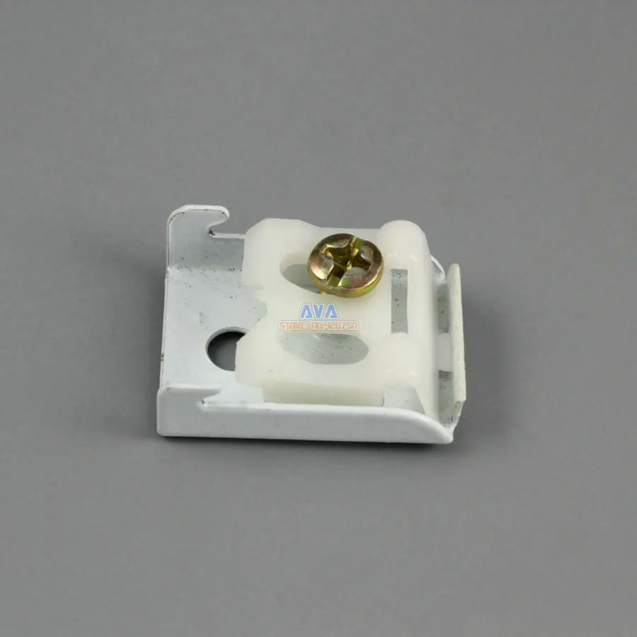 Curtain Track Bracket Curtain Track Brace 25x19mm 40 Pieces