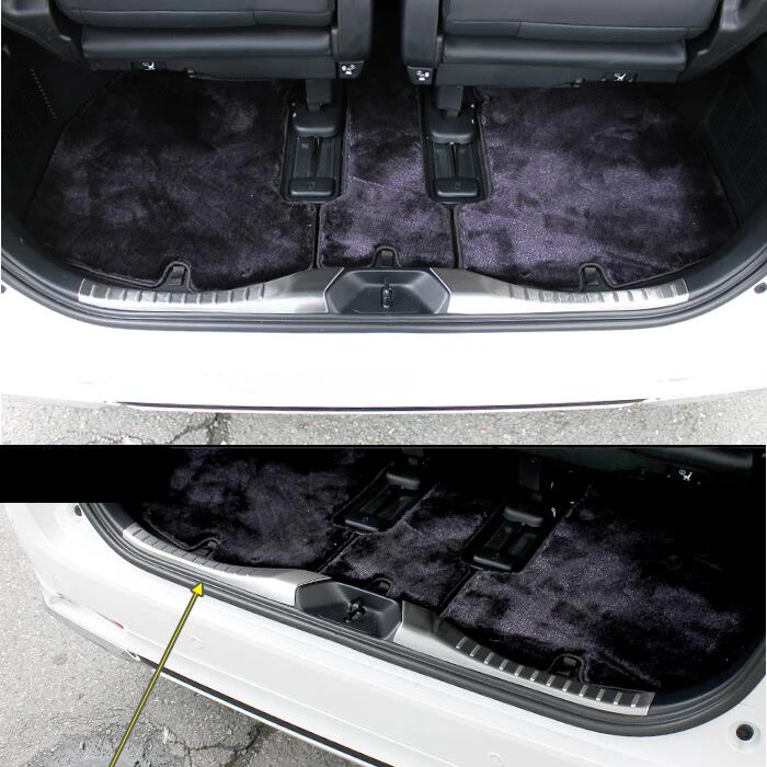 Задняя защитная пластина из нержавеющей стали JY SUS304 для TOYOTA ALPHARD 30 2015 on|accessories