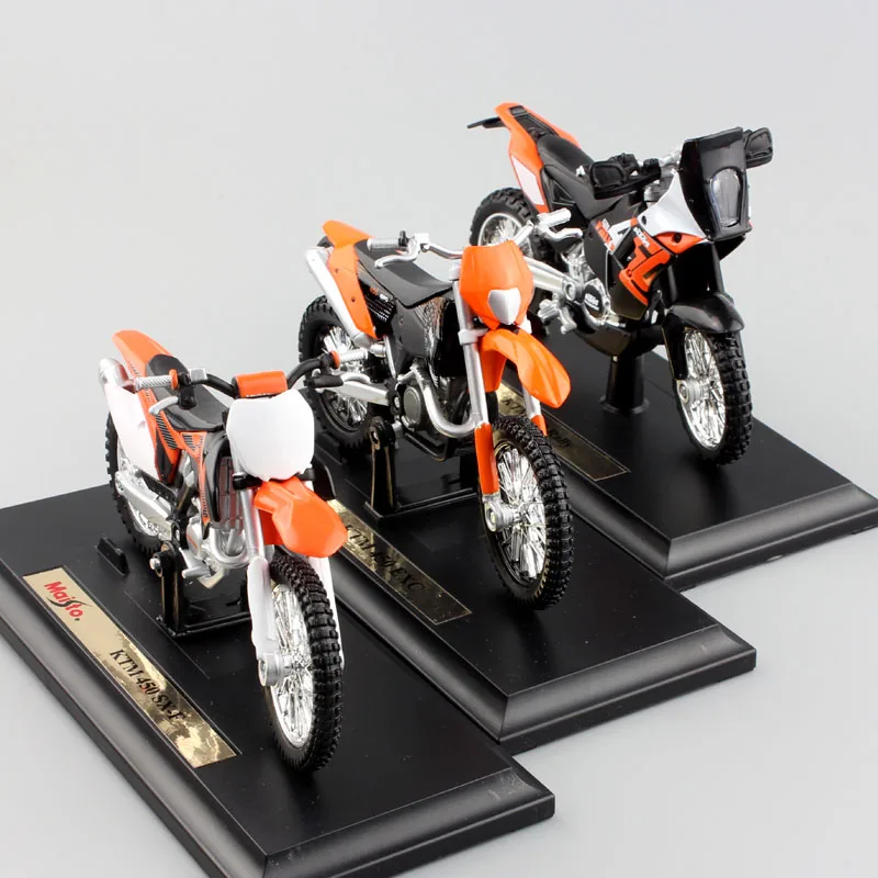 1 18 scale maisto motorcycle ktm 450 exc rally sx f motocross racing bicycle diecast 1 18 scale maisto motorcycle ktm 450 exc rally sx f motocross racing bicycle diecast