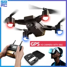 SMRC S20 wifi Дрон Квадрокоптер HD камера с gps FOLLOW ME FPV RC Квадрокоптер FPV follow me x pro fpv гоночный Дрон вертолет