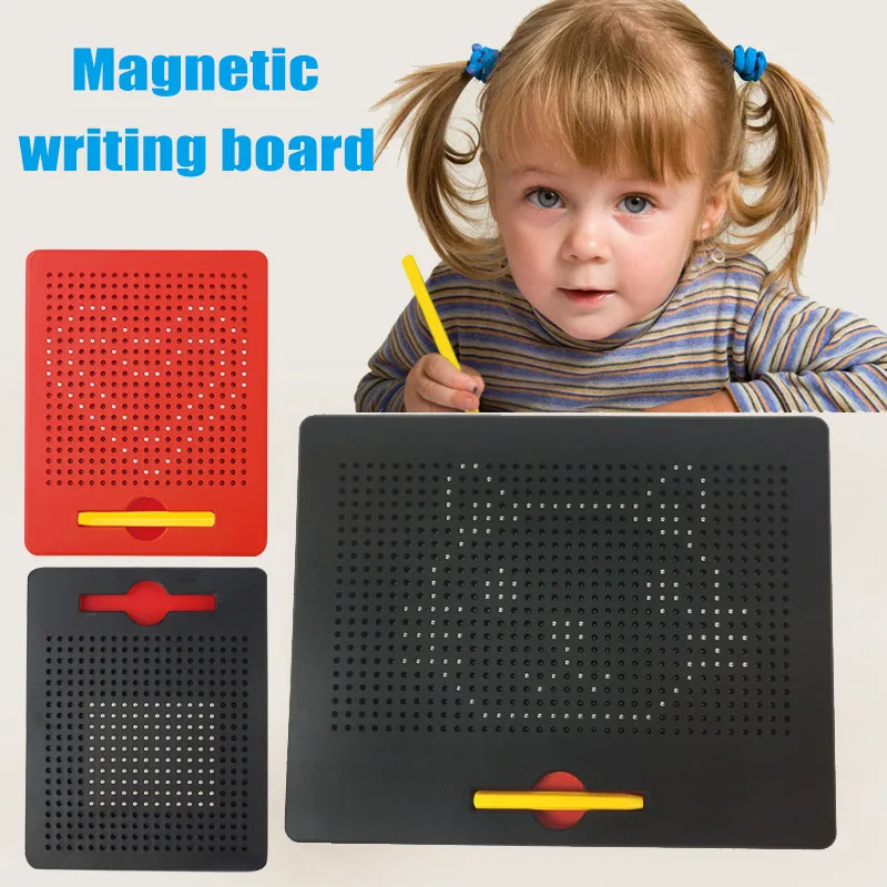 

Magnetic Ball Doodle Pad Sketch Tablet Kids Drawing Board Learning Playing Toy Gift YJS Dropship