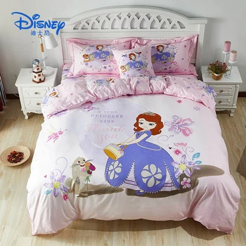 

Disney Authentic Classic Cartoon bedding set bed linen 3/4pcs/set duvet cover set bed sheet AB side duvet cover.