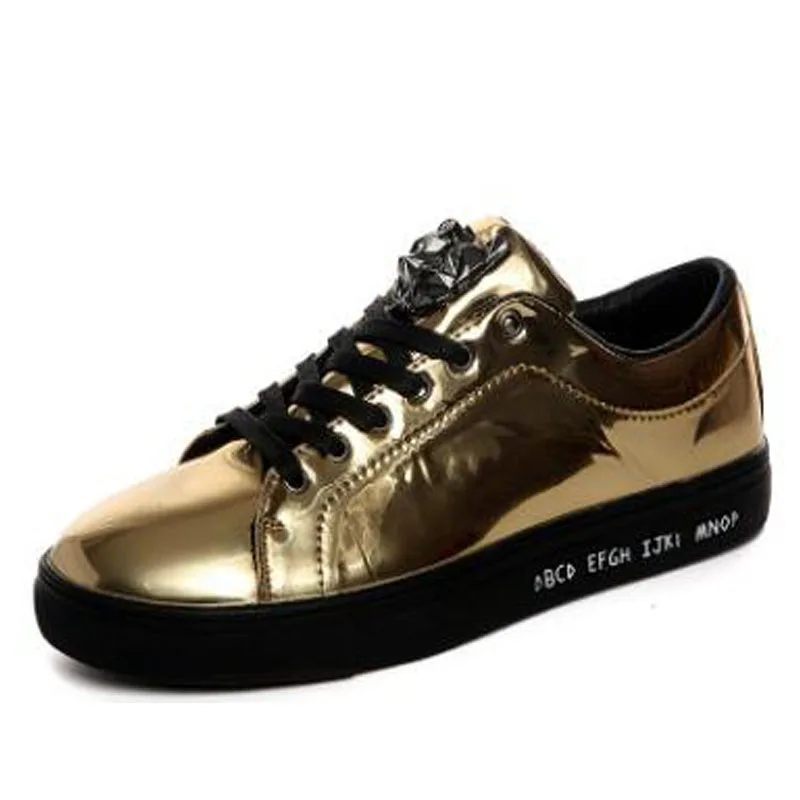 

New Spring Loafers Men Causal Shoes Oxford Flats Boy Platform Lace Up Man Leather Shoes Autumn Footwear Punk Stly Zapatos Hombre
