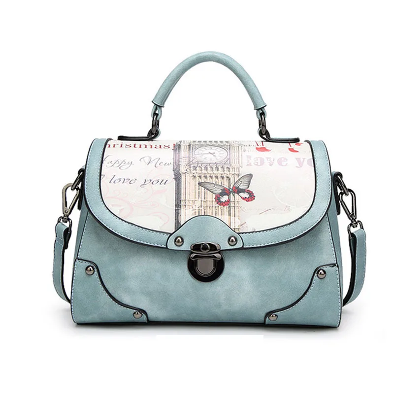 

New 2017 Women Handbag Ladies Vintage Messenger Crossbody Bags Female Designer PU Leather Handbags Shoulder Bag sac a main