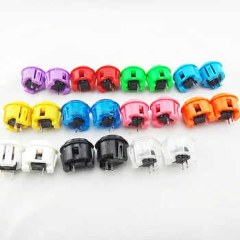 

New Arcade Push Button Durable 30mm Arcade Button Built-in Micro Switch Perfect Replace Jamma Game Long Switch Multi-color