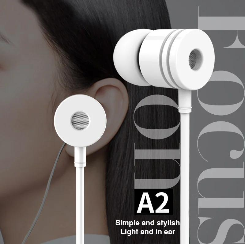 Stereo Bass Earphone Headphone with Microphone Wired Gaming Headset for Phones Samsung Xiaomi Iphone ear phone (1)