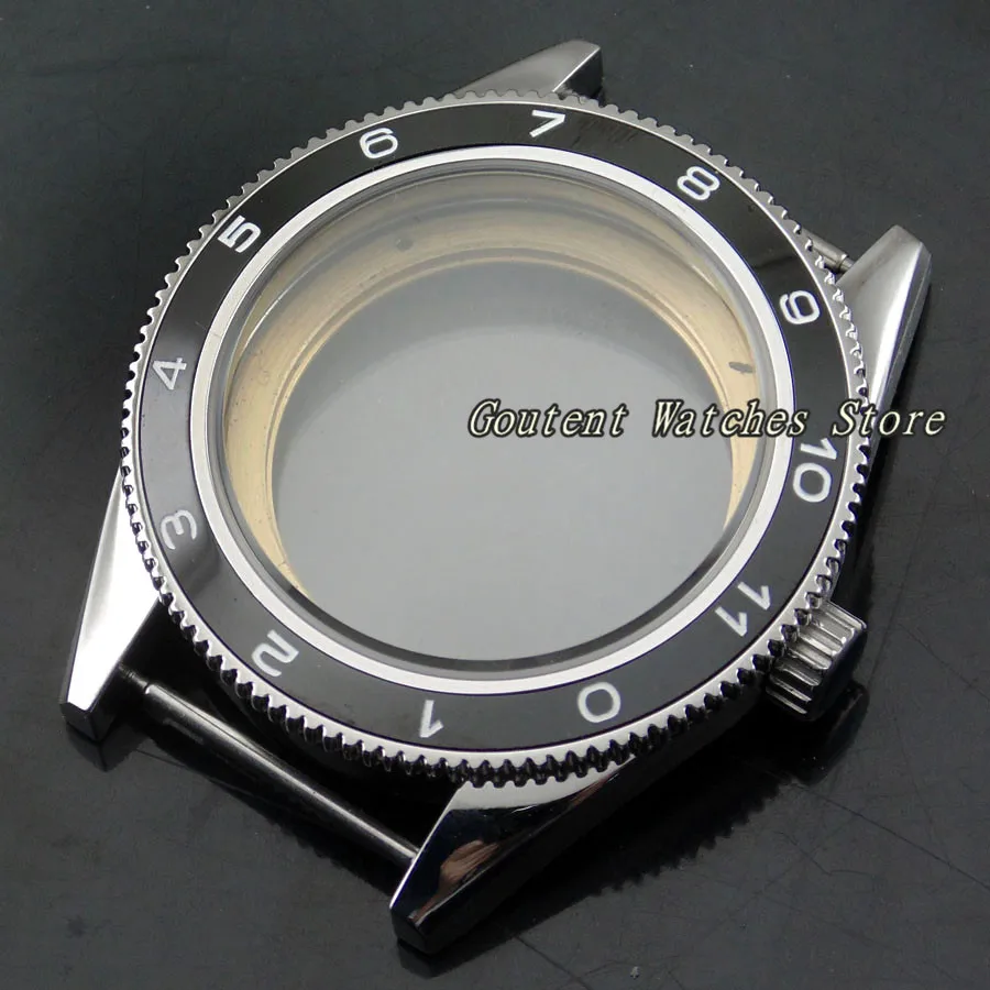 

41mm Watch Case Ceramic Bezel Fit Miyota 8205/8215,ETA 2836 DG 2813 Wristwatch Shell