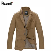 2017 herbst Männer casual blazer baumwolle denim jacke mantel männer slim fit armee-grün khaki anzug jacken parka, Große Größe M-XXXXL