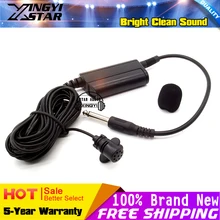 Professional Lavalier Lapel Microphone Condenser Tie Clip Mic Mike For Voice Amplifier Speaker Guitar Speech Musical Instruments