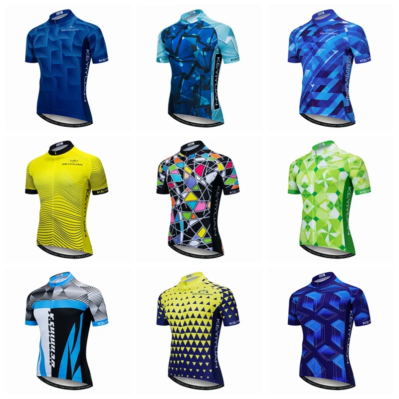 Красочный велосипед рубашка Летняя мужская велосипедная Джерси Топы дышащий велосипед mtb Джерси мейло Ciclismo быстросохнущая велосипедная одежда