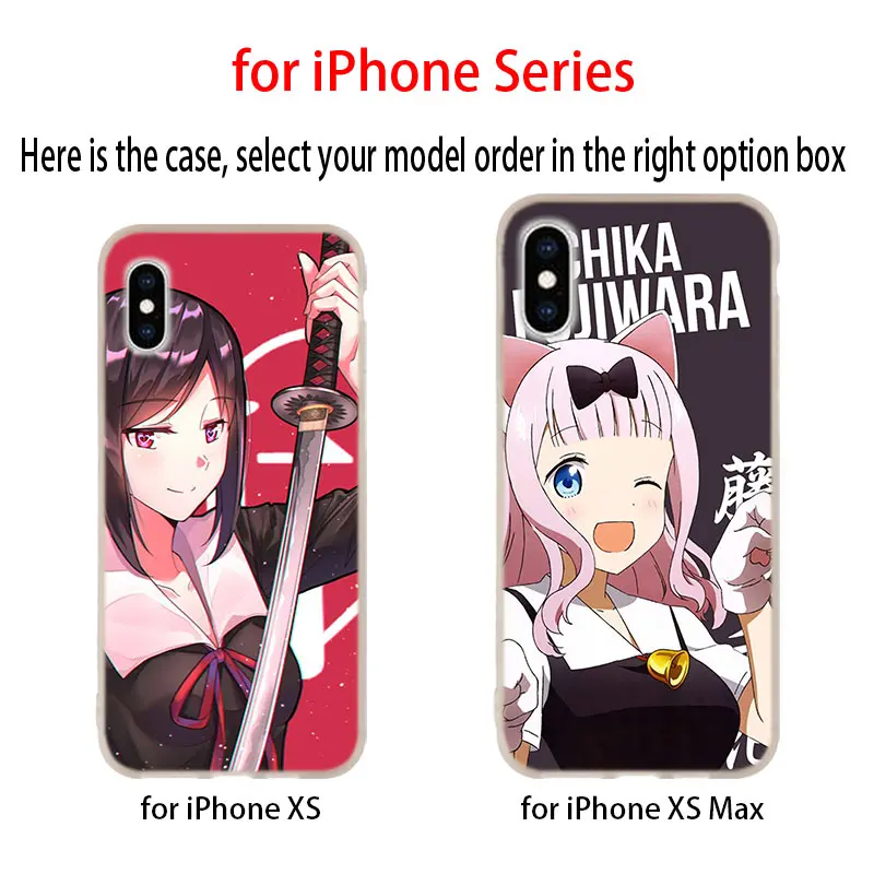 Силиконовый мягкий чехол для iPhone 11 12 Pro X XS Max XR iphone 8 7 6 Plus 5 5s SE Anime kaguya Sama 2020|Бамперы| |