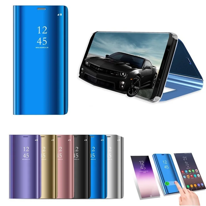 

Smart Mirror Flip Phone Case For Huawei P30 P20 PRO P10 P9 Plus Clear View Cover for Huawei P30 P20 P10 Lite Leather Coque etui