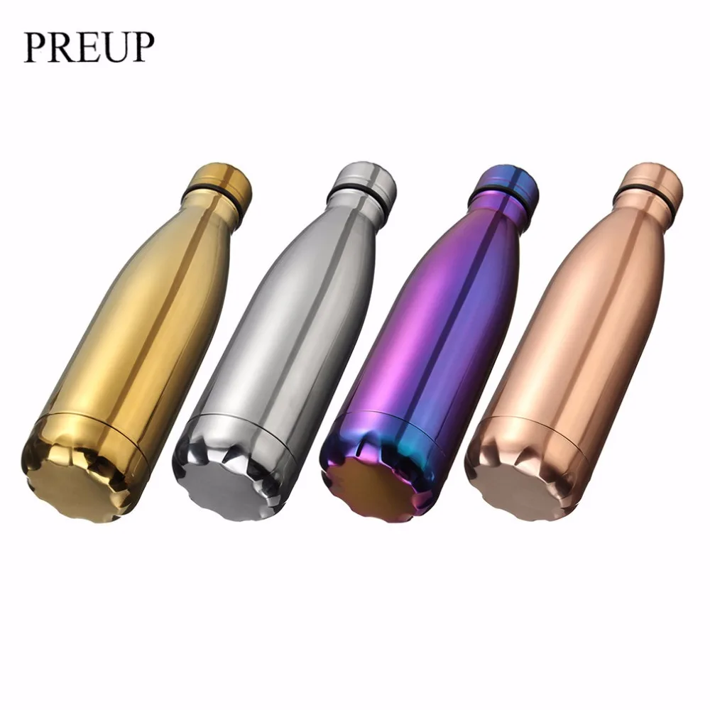 PREUP Stainless Sports Water font b Bottle b font for font b Cycling b font Camping