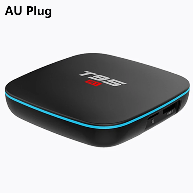 2018 Новый T95 R1 ТВ приставка S905W Android 7 1 2G + 16G высокий прозрачный сетевой плеер AU Plug |
