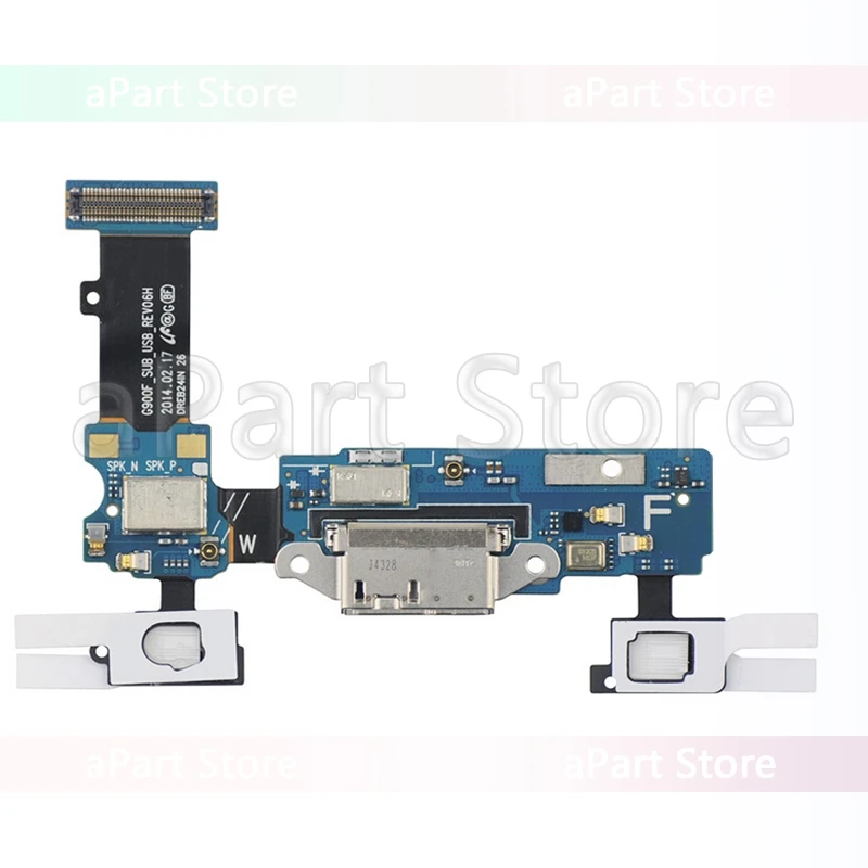 Usb-разъем для зарядки док-станции гибкий кабель для samsung Galaxy S5 G900 G900F G900M G900L G900K G900S G900i G903 Замена