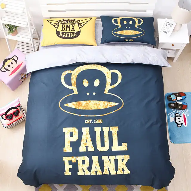 Paul Frank 3 4pcs Cartoon Series Bedding Set Children Adult Single